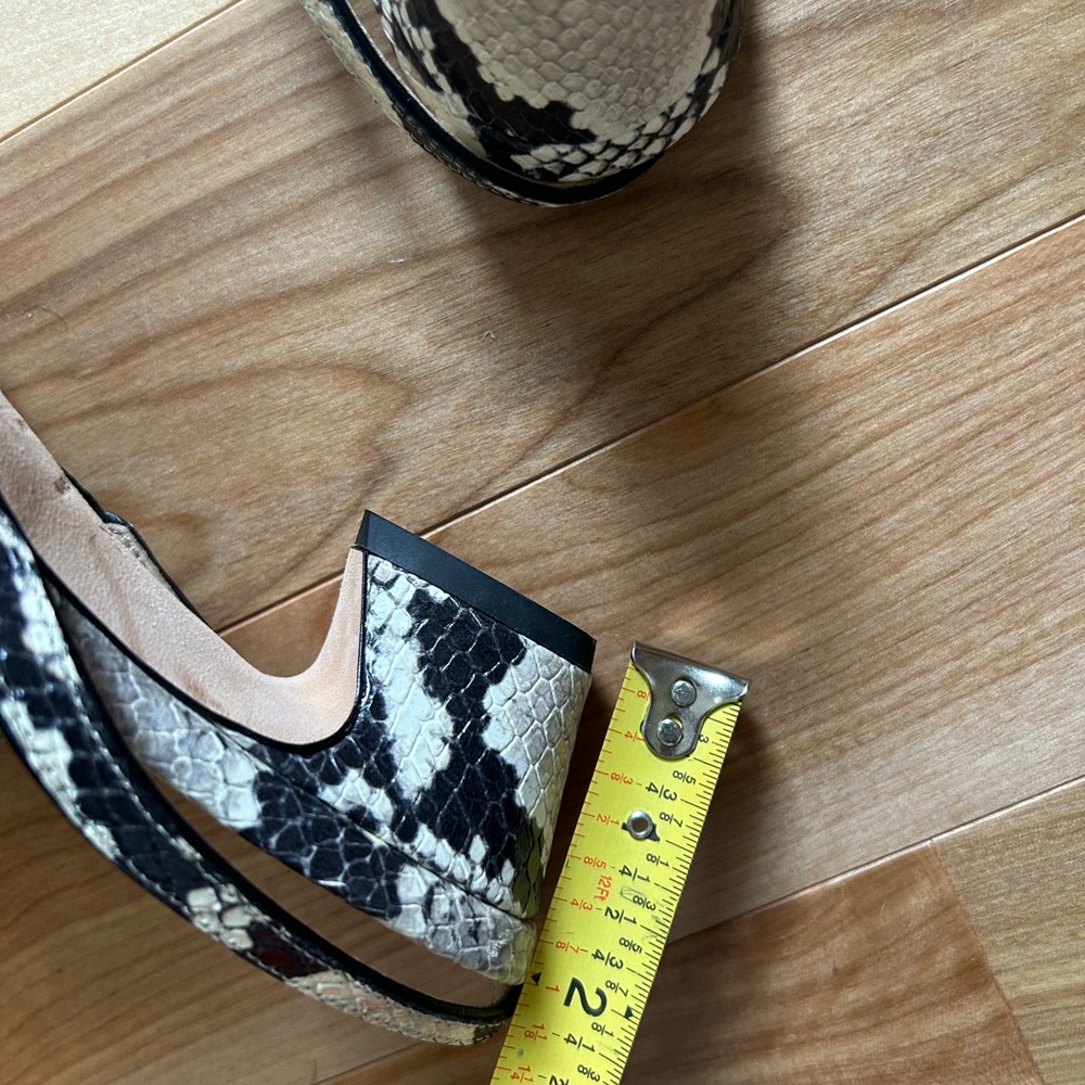 Jimmy Choo X Kaia K-Slingback Python-Effect Leath… - image 4